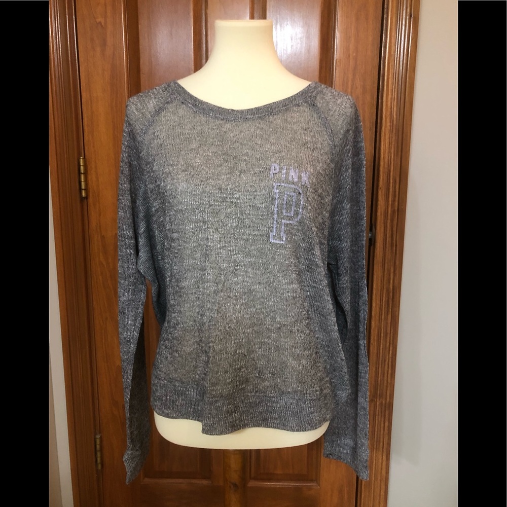 VS PINK lightweight crew neck sweater
